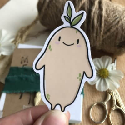 stickers nature bulbe plante