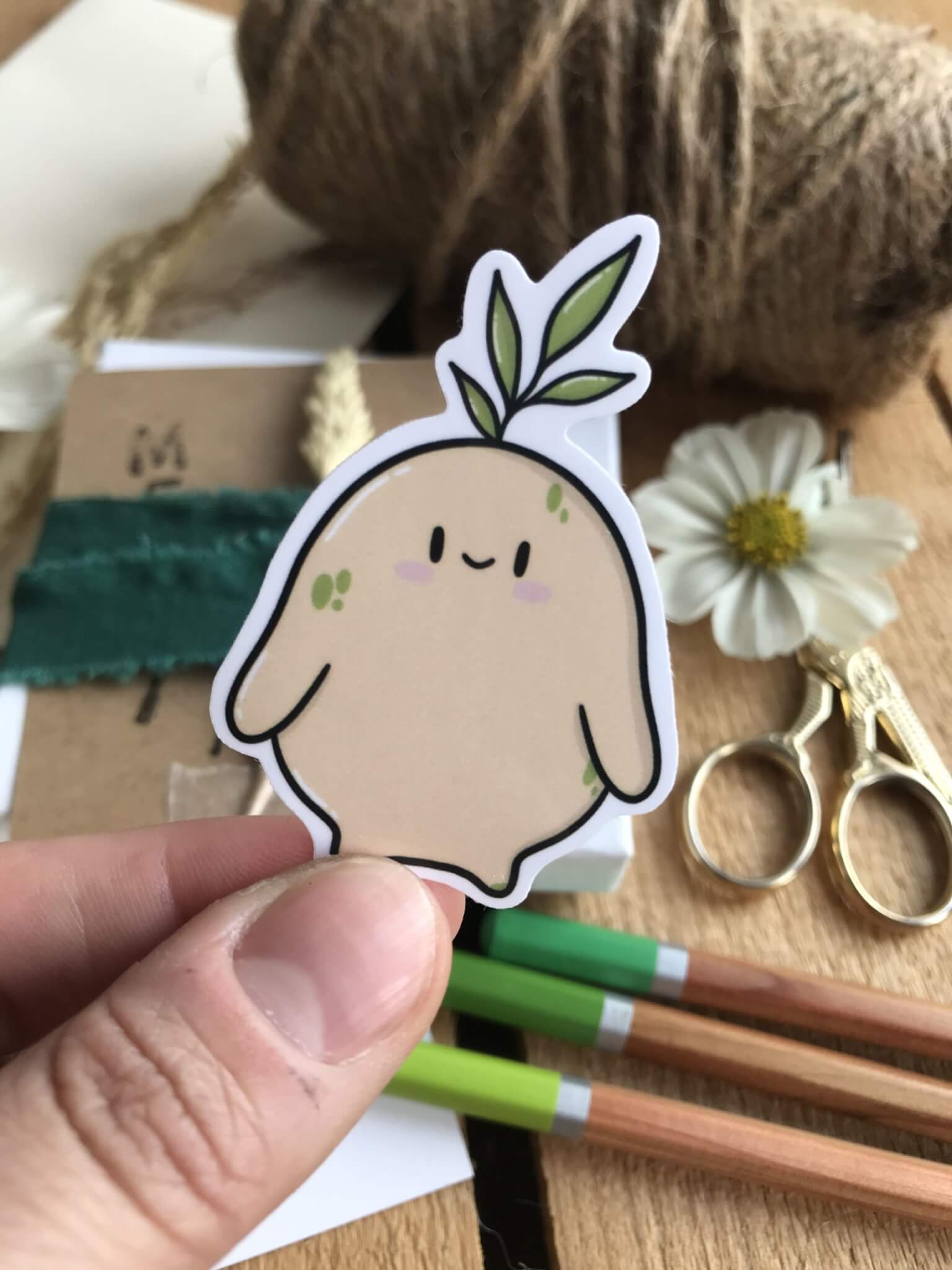 stickers nature bulbe plante