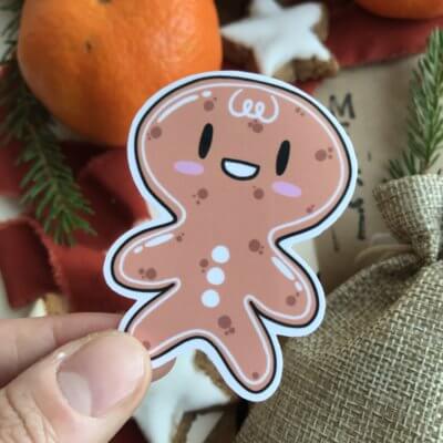 stickers p'tit biscuit pain d'épice
